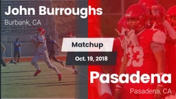 Matchup: John Burroughs High vs. Pasadena  2018