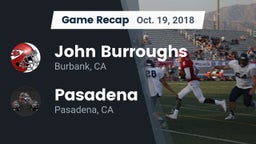Recap: John Burroughs  vs. Pasadena  2018