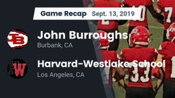 Recap: John Burroughs  vs. Harvard-Westlake School 2019