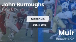 Matchup: John Burroughs High vs. Muir  2019