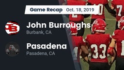 Recap: John Burroughs  vs. Pasadena  2019