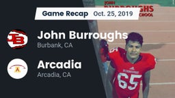 Recap: John Burroughs  vs. Arcadia  2019