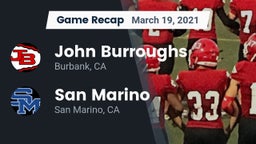 Recap: John Burroughs  vs. San Marino  2021