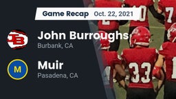 Recap: John Burroughs  vs. Muir  2021