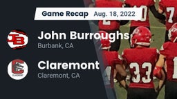 Recap: John Burroughs  vs. Claremont  2022