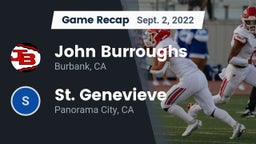Recap: John Burroughs  vs. St. Genevieve  2022