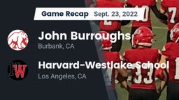 Recap: John Burroughs  vs. Harvard-Westlake School 2022