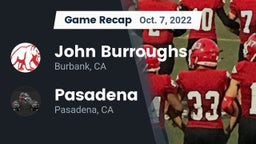 Recap: John Burroughs  vs. Pasadena  2022