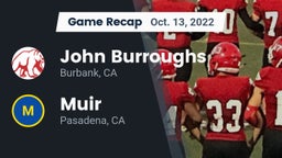 Recap: John Burroughs  vs. Muir  2022