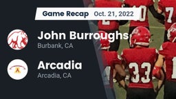 Recap: John Burroughs  vs. Arcadia  2022