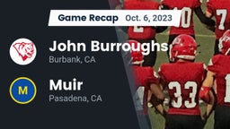 Recap: John Burroughs  vs. Muir  2023