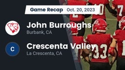 Recap: John Burroughs  vs. Crescenta Valley  2023