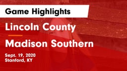Lincoln County  vs Madison Southern Game Highlights - Sept. 19, 2020
