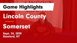 Lincoln County  vs Somerset Game Highlights - Sept. 24, 2020