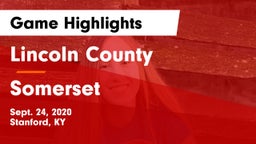 Lincoln County  vs Somerset  Game Highlights - Sept. 24, 2020