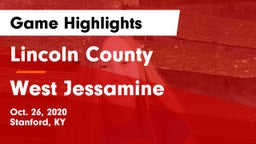 Lincoln County  vs West Jessamine  Game Highlights - Oct. 26, 2020