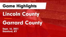 Lincoln County  vs Garrard County  Game Highlights - Sept. 16, 2021