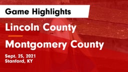 Lincoln County  vs Montgomery County  Game Highlights - Sept. 25, 2021