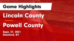 Lincoln County  vs Powell County Game Highlights - Sept. 27, 2021