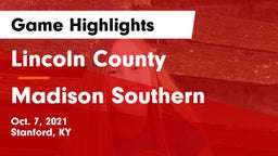 Lincoln County  vs Madison Southern  Game Highlights - Oct. 7, 2021