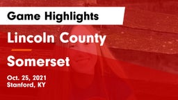 Lincoln County  vs Somerset  Game Highlights - Oct. 25, 2021