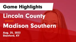 Lincoln County  vs Madison Southern  Game Highlights - Aug. 25, 2022