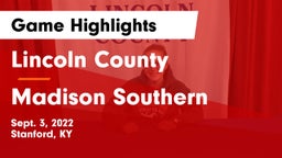 Lincoln County  vs Madison Southern  Game Highlights - Sept. 3, 2022