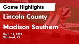 Lincoln County  vs Madison Southern  Game Highlights - Sept. 19, 2022