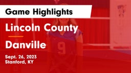 Lincoln County  vs Danville  Game Highlights - Sept. 26, 2023
