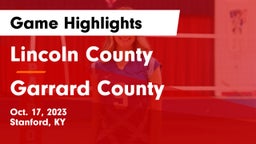 Lincoln County  vs Garrard County  Game Highlights - Oct. 17, 2023