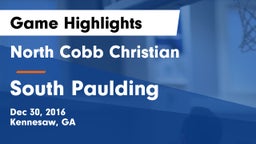 North Cobb Christian  vs South Paulding  Game Highlights - Dec 30, 2016