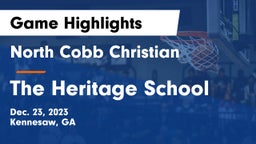 North Cobb Christian  vs The Heritage School Game Highlights - Dec. 23, 2023