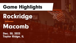 Rockridge  vs Macomb  Game Highlights - Dec. 30, 2023