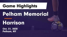 Pelham Memorial  vs Harrison  Game Highlights - Oct. 31, 2020