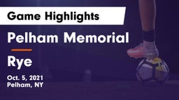 Pelham Memorial  vs Rye  Game Highlights - Oct. 5, 2021