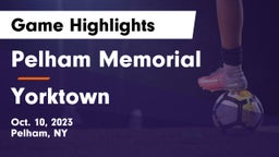 Pelham Memorial  vs Yorktown  Game Highlights - Oct. 10, 2023