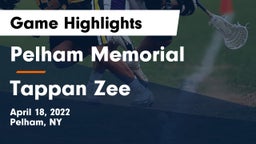 Pelham Memorial  vs Tappan Zee  Game Highlights - April 18, 2022