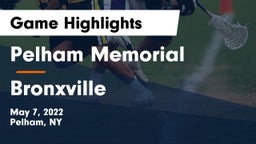 Pelham Memorial  vs Bronxville  Game Highlights - May 7, 2022