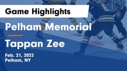 Pelham Memorial  vs Tappan Zee  Game Highlights - Feb. 21, 2022
