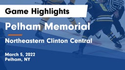 Pelham Memorial  vs Northeastern Clinton Central  Game Highlights - March 5, 2022