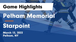 Pelham Memorial  vs Starpoint  Game Highlights - March 13, 2022