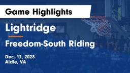 Lightridge  vs Freedom-South Riding  Game Highlights - Dec. 12, 2023