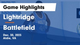 Lightridge  vs Battlefield  Game Highlights - Dec. 30, 2023
