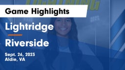 Lightridge  vs Riverside  Game Highlights - Sept. 26, 2023