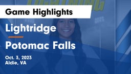 Lightridge  vs Potomac Falls  Game Highlights - Oct. 3, 2023