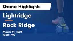 Lightridge  vs Rock Ridge  Game Highlights - March 11, 2024