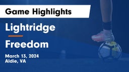 Lightridge  vs Freedom  Game Highlights - March 13, 2024