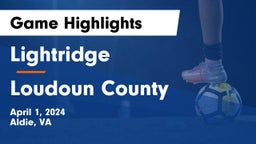 Lightridge  vs Loudoun County  Game Highlights - April 1, 2024