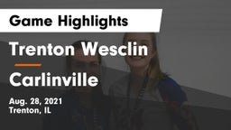 Trenton Wesclin  vs Carlinville  Game Highlights - Aug. 28, 2021