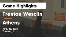 Trenton Wesclin  vs Athens Game Highlights - Aug. 28, 2021